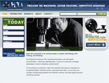 Tablet Screenshot of hightechindustries.com